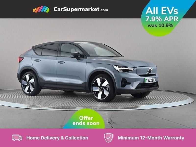 Grey Used 2022 Volvo C40 Pro SUV | £25,197 (Fair price) - Image 1/4