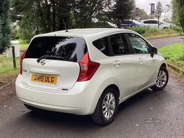 Used Nissan Note Acenta Premium 78 HP (57 kW) 2015 White Hatchback