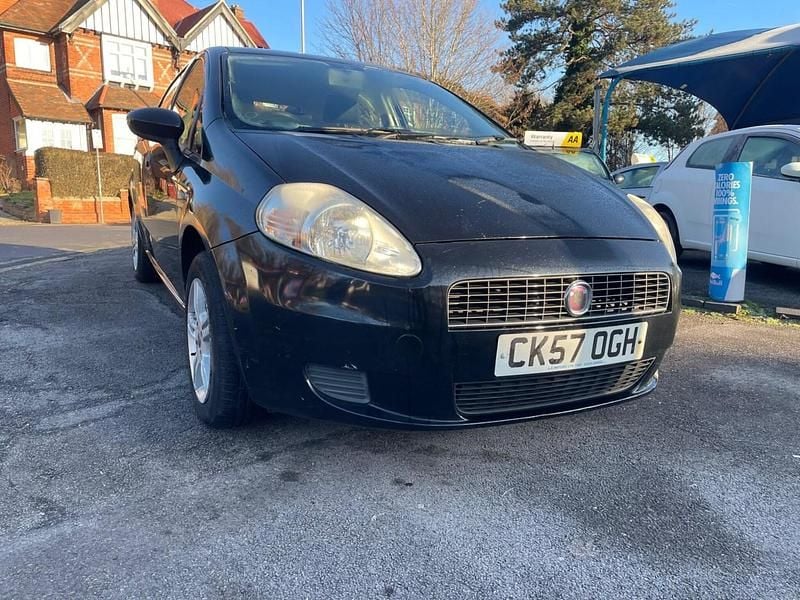 Black Used 2007 Fiat Grande Punto Dynamic Hatchback | £1,495 (Fair price) - Image 1/4