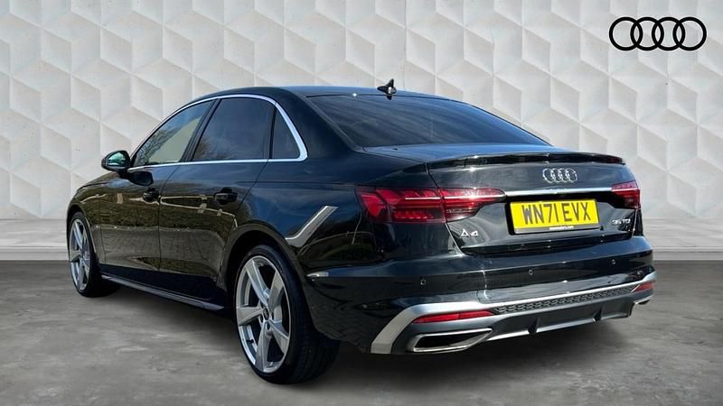 Used Audi A4 S-Line 163 HP (119 kW) 2021 Black Sedan