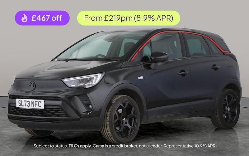 Black Used 2023 Vauxhall Crossland S SUV | £12,919 (Fair price) - Image 1/3