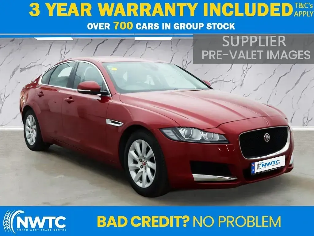 Begagnad Jaguar XF Prestige 180 HK (132 kW) 2016 Röd Sedan