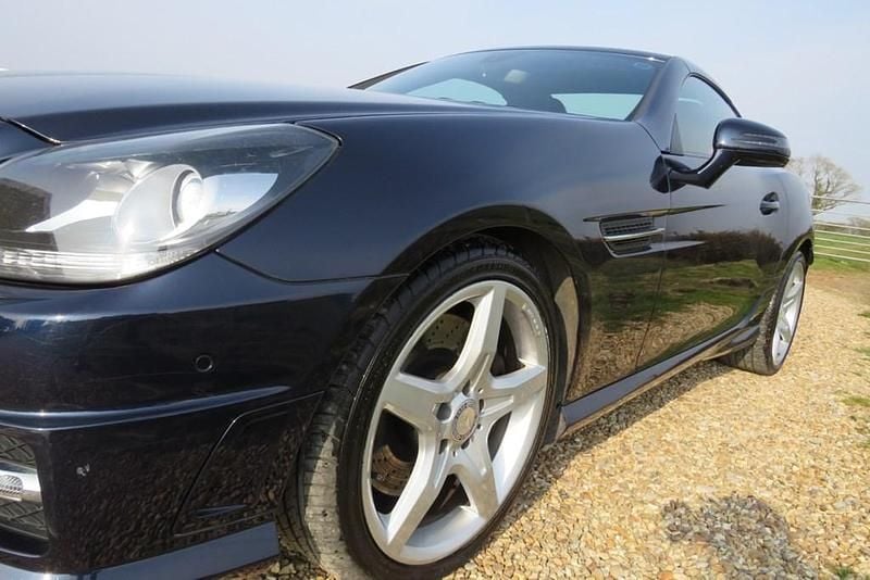 Used Mercedes SLK250 AMG 2013 Blue Cabriolet