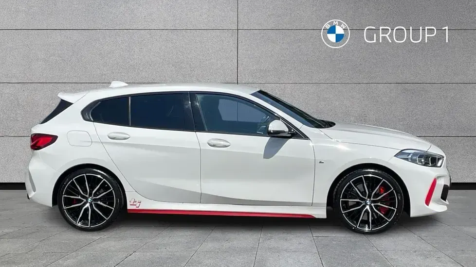 Used BMW 128 M Sport 261 HP (191 kW) 2021 White Hatchback