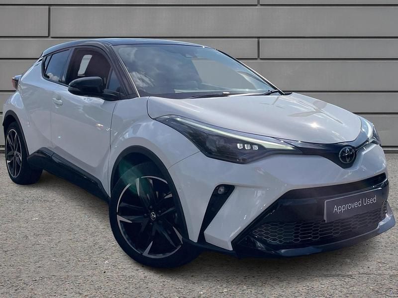 Pure white Used 2023 Toyota C-HR Sport SUV | £25,295 (A bit pricey) - Image 1/4
