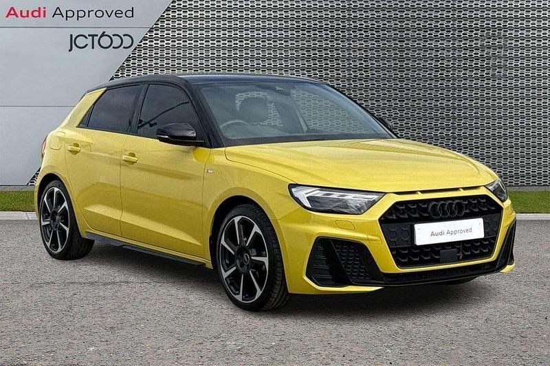 Used Audi A1 Black Edition 94 HP (69 kW) 2023 Yellow Hatchback