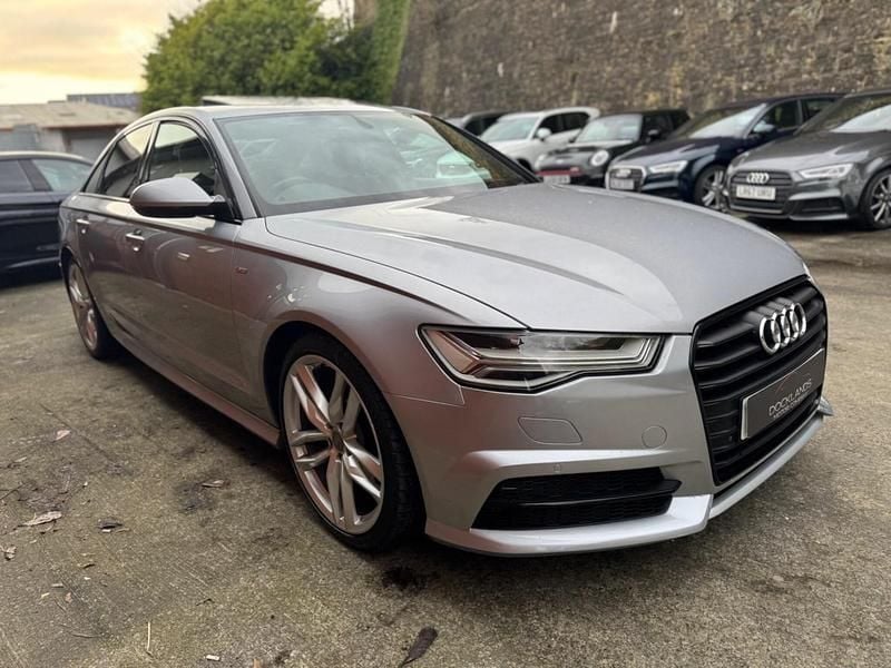 Used Audi A6 Black Edition 2015 Silver Sedan