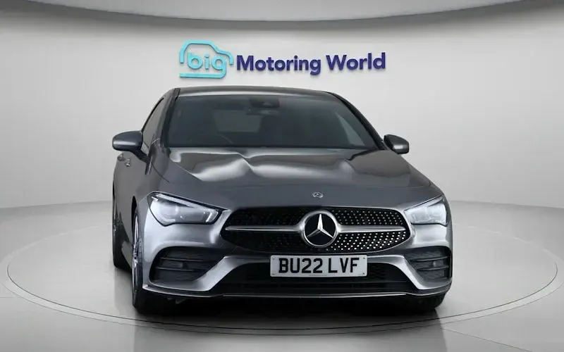 Used Mercedes CLA200 AMG line 163 HP (119 kW) 2022 Grey Coupe