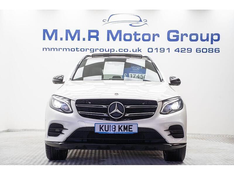 Used Mercedes GLC220 AMG line 2018 White Estate