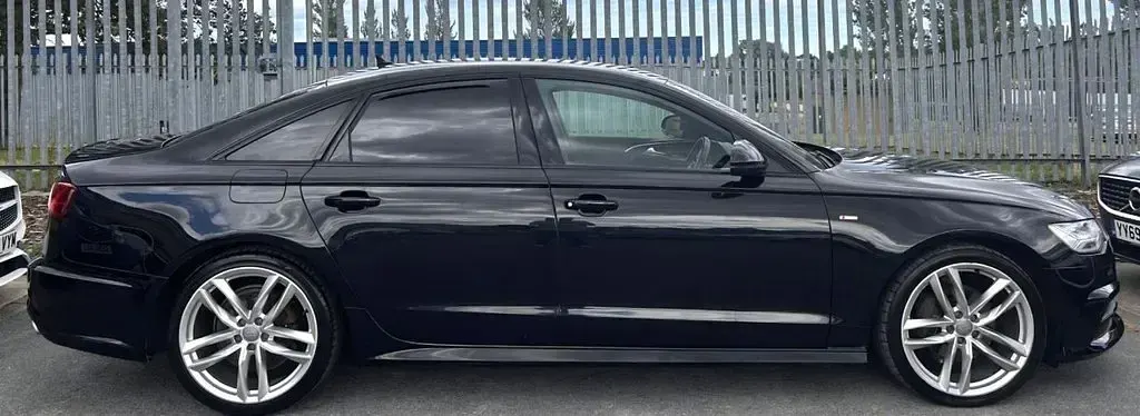 Used Audi A6 Black Edition 190 HP (139 kW) 2015 Black Sedan