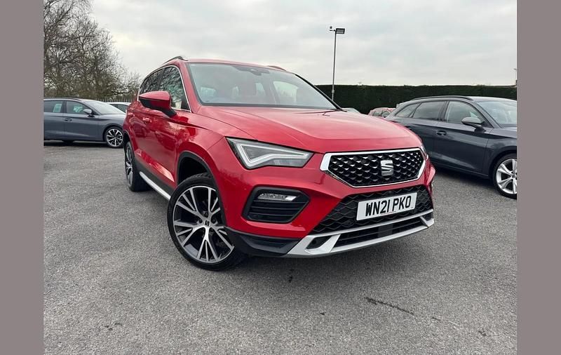 Used Seat Ateca Xperience Lux 147 HP (108 kW) 2021 Red SUV