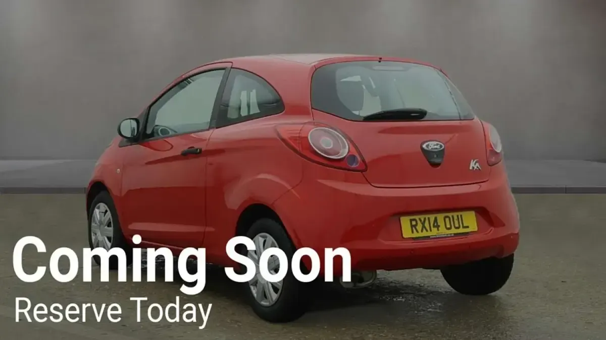 Used Ford Ka Studio 69 HP (50 kW) 2014 Red Hatchback