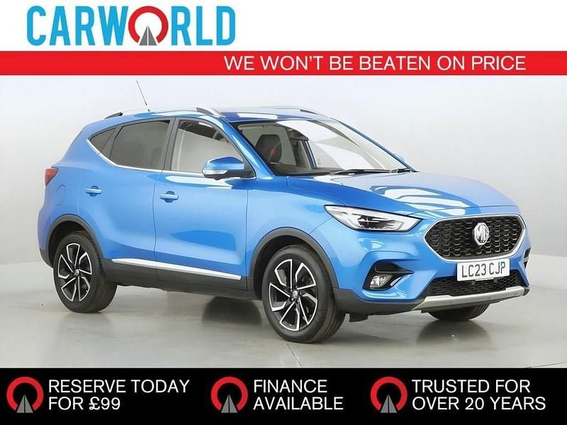 Blue Used 2023 MG ZS Exclusive Sedan | £13,700 (Good price) - Image 1/3