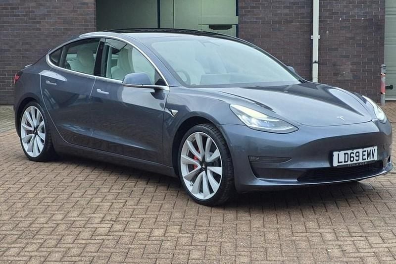 Grey Used 2019 Tesla Model 3 Performance Sedan | £17,399 (Fair price) - Image 1/1
