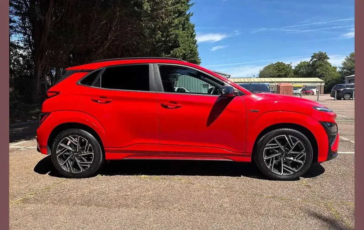 Used Hyundai Kona N Line 117 HP (86 kW) 2022 Red SUV