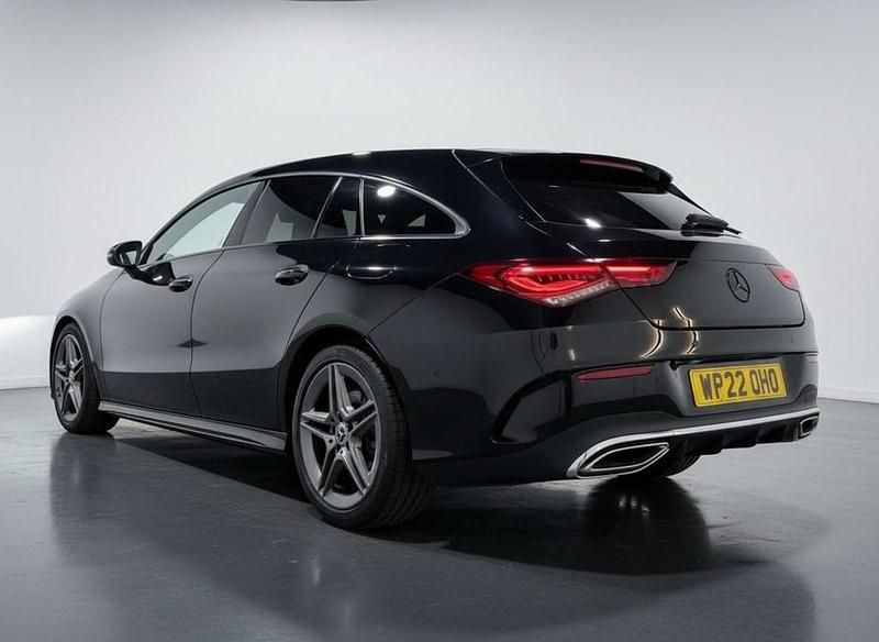 Used Mercedes CLA200 Shooting Brake AMG line 163 HP (119 kW) 2022 Black Estate