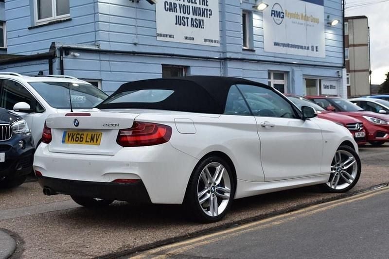 Used BMW 220 M Sport 184 HP (135 kW) 2017 White Cabriolet