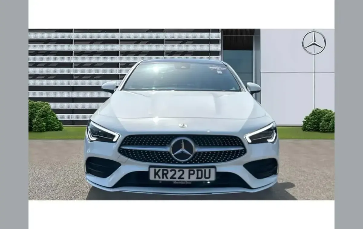 Used Mercedes CLA250 AMG Line Premium Plus 224 HP (164 kW) 2022 Blue Coupe