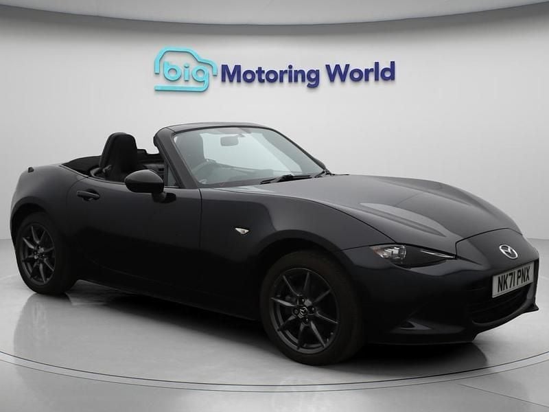 Black Used 2021 Mazda MX5 Cabriolet | £17,200 (Good price) - Image 1/4