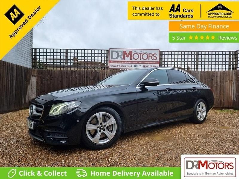Black Used 2017 Mercedes E220 AMG line Sedan | £12,640 (Good price) - Image 1/4