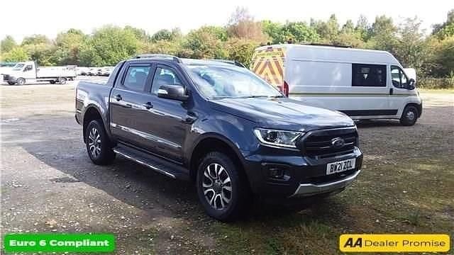 Grey Used 2021 Ford Ranger Wildtrack Pickup | £21,499 (Good price) - Image 1/4