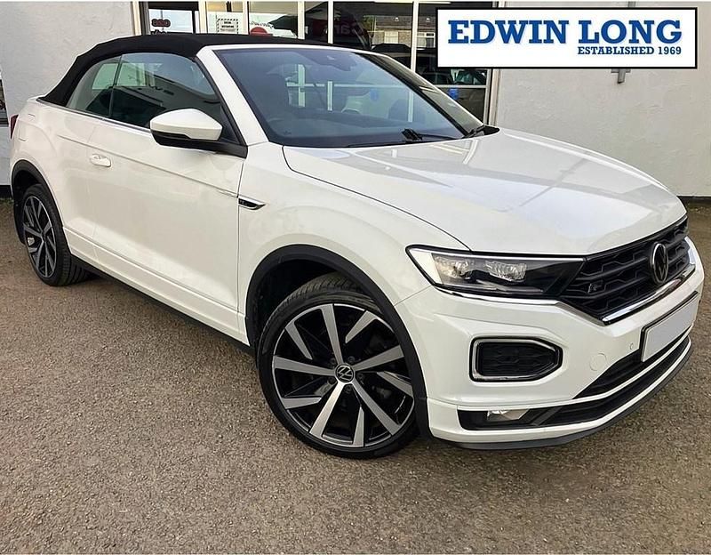 Used VW T-Roc Cabriolet R-line 2022 White Cabriolet