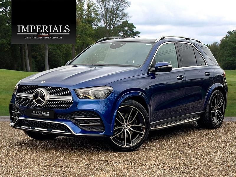 Blue Used 2021 Mercedes GLE400 AMG line Estate | £41,948 (Fair price) - Image 1/4