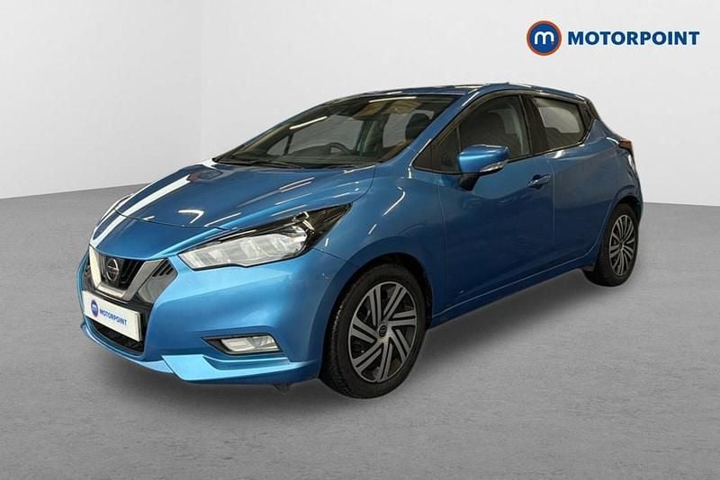Used Nissan Micra Acenta 92 HP (67 kW) 2021 Blue Hatchback