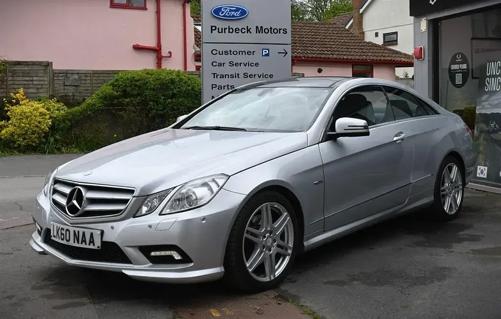 Used Mercedes E350 2010 Silver Coupe