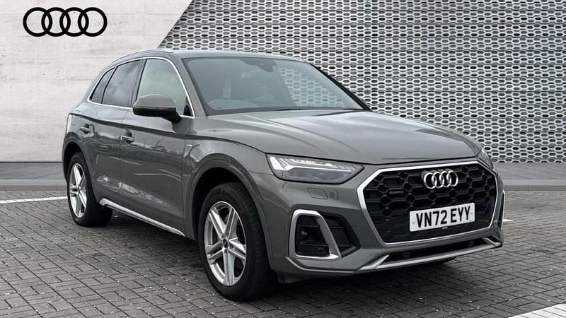 Grey Used 2022 Audi Q5 S-Line SUV | £30,928 (Fair price) - Image 1/4