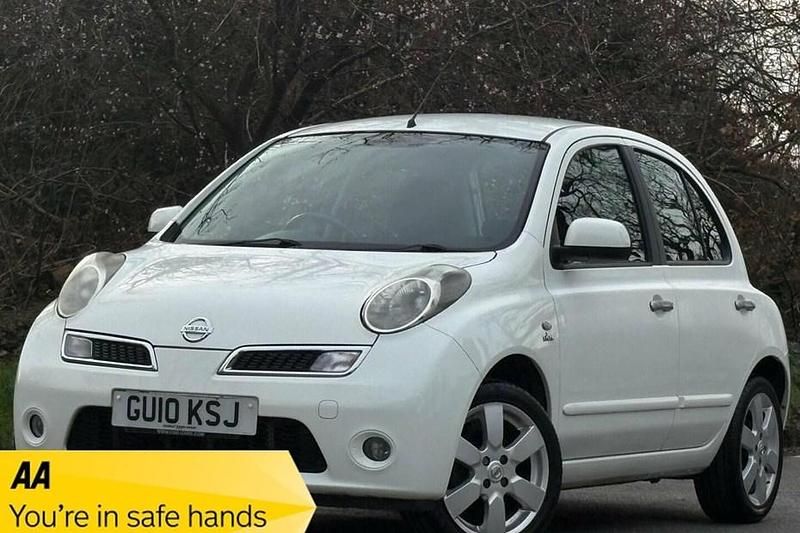 Used Nissan Micra N-TEC 80 HP (58 kW) 2010 White Hatchback