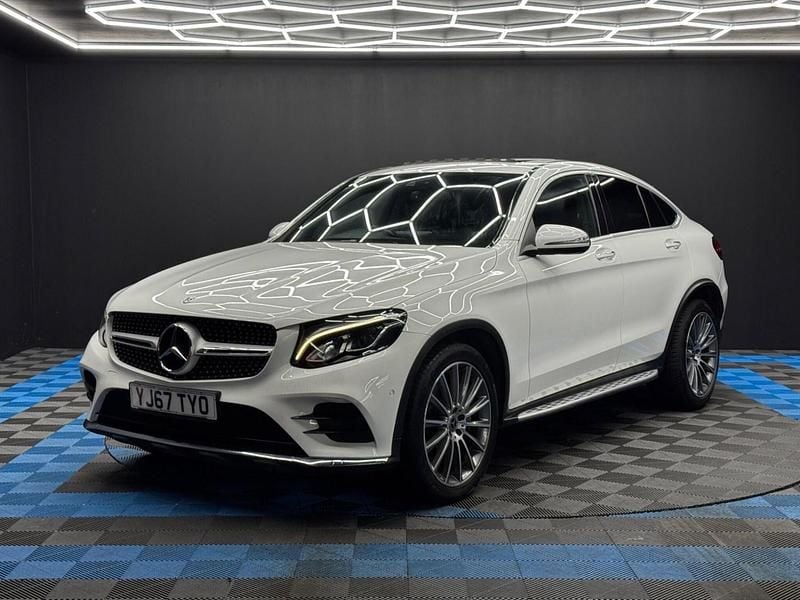 Used Mercedes GLC350 AMG line 2017 White Coupe