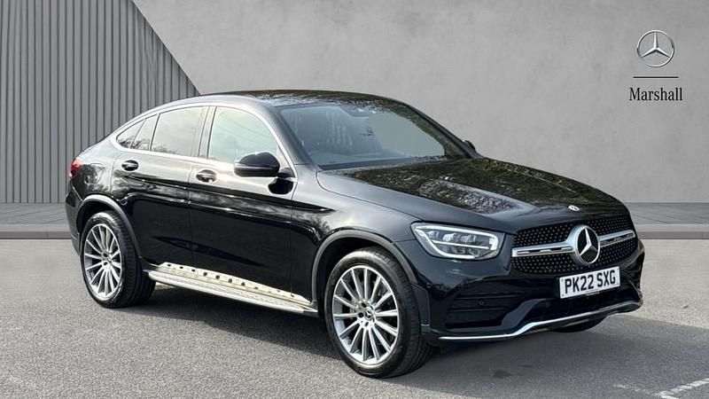 Used Mercedes GLC220 AMG Line Premium 194 HP (142 kW) 2022 Black Coupe
