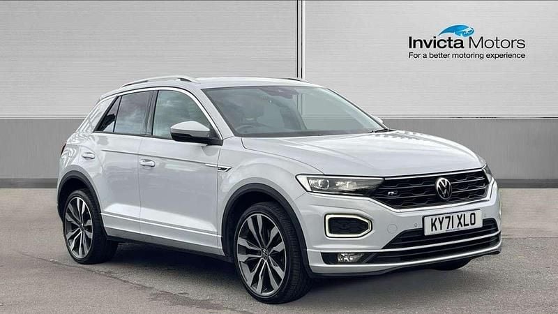 Silver Used 2021 VW T-Roc R-line SUV | £18,395 (Good price) - Image 1/4