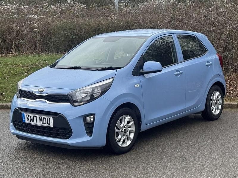 Used Kia Picanto 83 HP (61 kW) 2017 Blue Hatchback