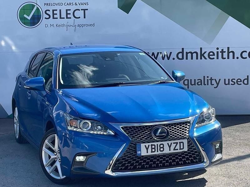 Used Lexus CT200h Luxury Line 2018 Blue Hatchback