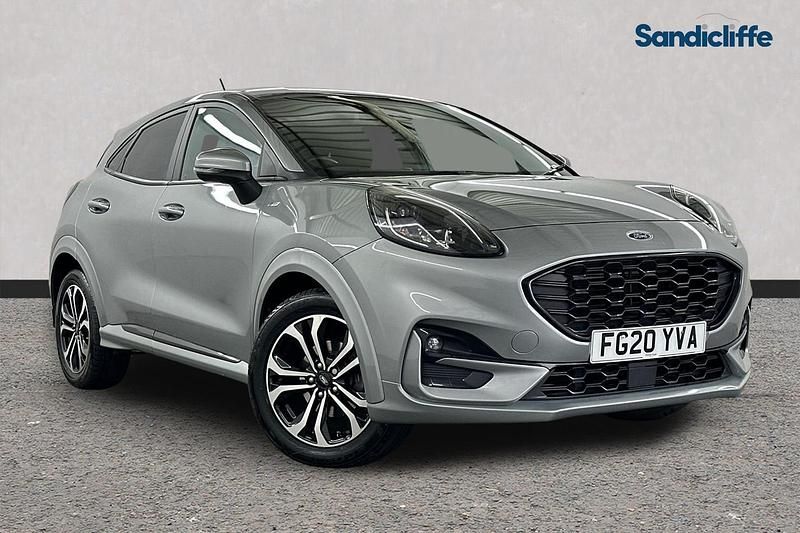 Silver Used 2020 Ford Puma Gen-E Hatchback | £12,568 (Fair price) - Image 1/4