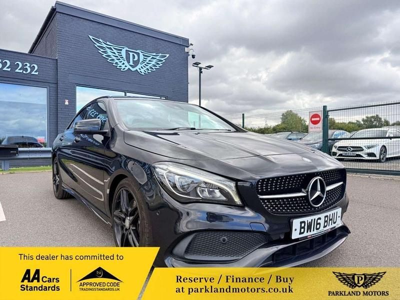 Used Mercedes CLA220 AMG line 177 HP (130 kW) 2016 Black Sedan
