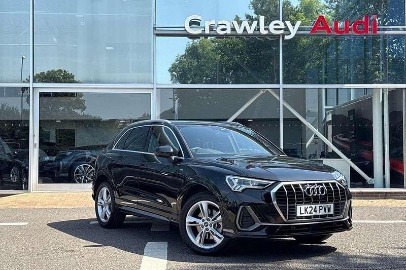 Black Used 2024 Audi Q3 S-Line SUV | £31,690 (Fair price) - Image 1/4