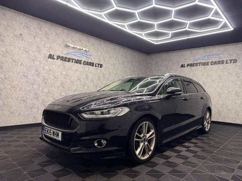 Black Used 2015 Ford Mondeo Titanium Estate | £8,499 (Fair price) - Image 1/4