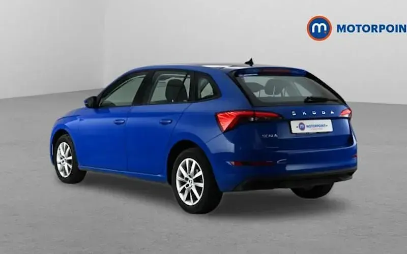 Used Skoda Scala 95 HP (69 kW) 2022 Blue Hatchback