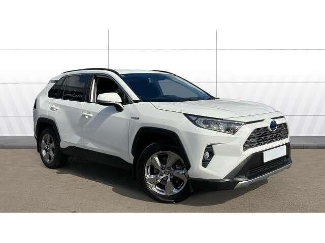 White Used 2021 Toyota RAV4 Hybrid Design SUV | £24,189 (Fair price) - Image 1/4