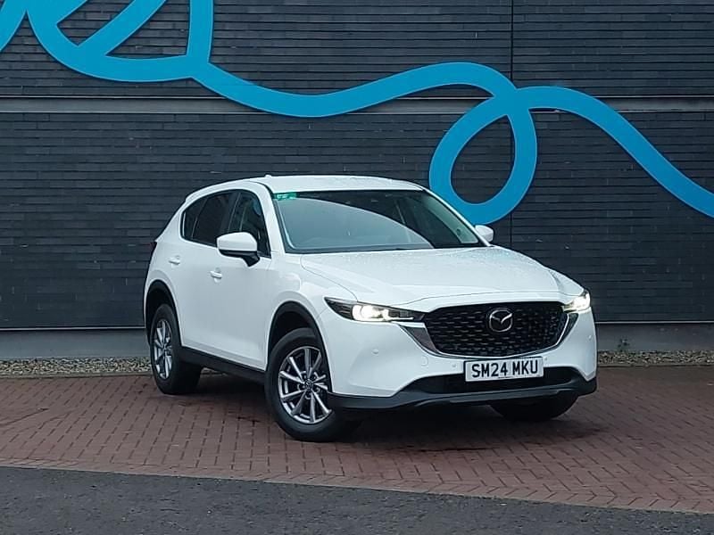 White Used 2024 Mazda CX-5 Center-Line SUV | £20,698 (Super price) - Image 1/4