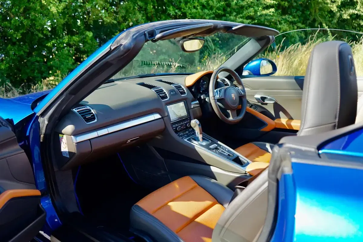 Used Porsche Boxster 265 HP (194 kW) 2013 Blue Cabriolet