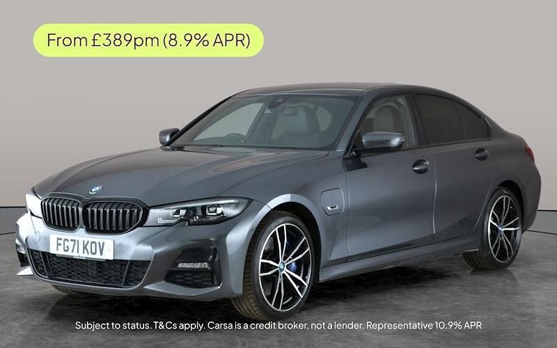 Grey Used 2021 BMW 330e M Sport Sedan | £23,374 (Fair price) - Image 1/2