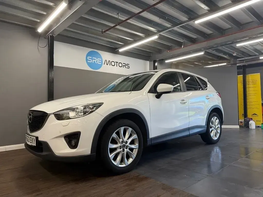 Second-hand Mazda CX-5 Inclusive 150 CP (110 kW) 2013 Alb SUV