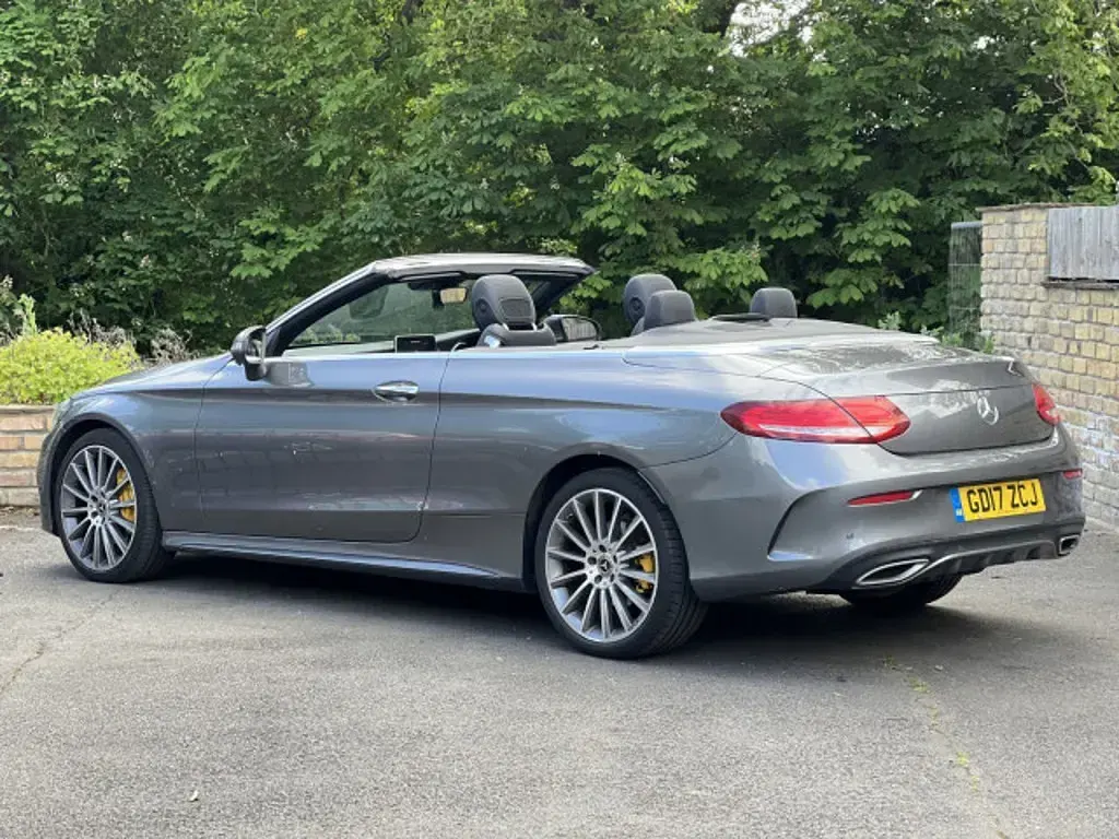 Used Mercedes C220 AMG line 2017 Grey Cabriolet