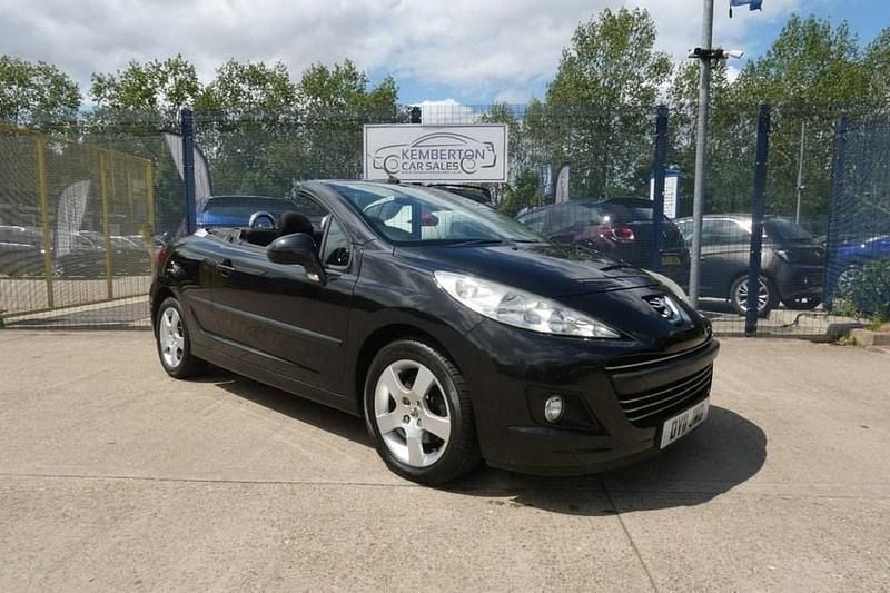 Black Used 2011 Peugeot 207 Sport Cabriolet | £2,495 (Expensive) - Image 1/4