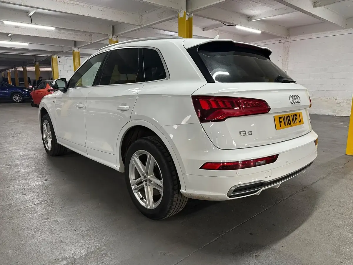 Used Audi Q5 S-Line 190 HP (139 kW) 2018 White SUV