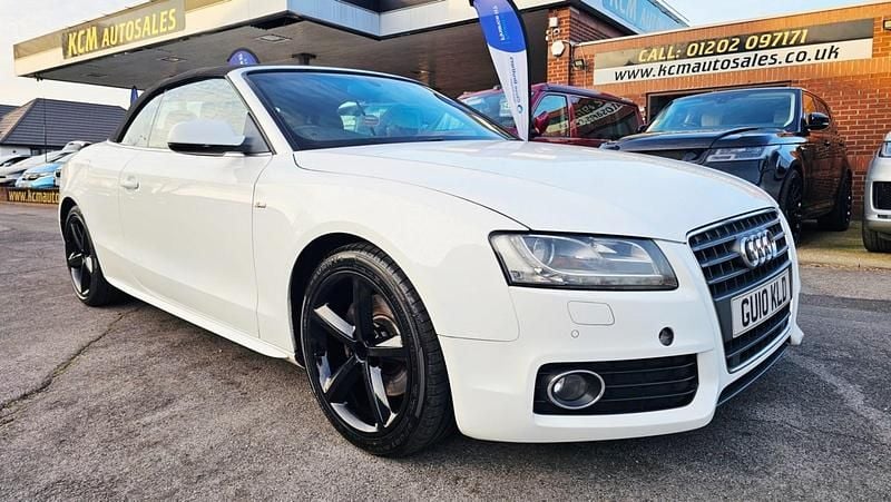 Used Audi A5 Cabriolet S-Line 2010 White Cabriolet